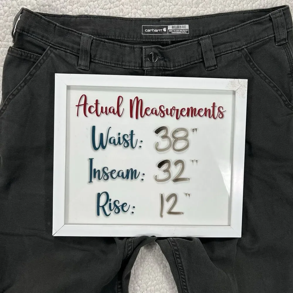 Carhartt Rugged Flex Canvas Work Pant Men's 40x34 (Actual 38x32) Relaxed Fit - Picture 12 of 12